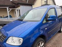 Second-hand VW Caddy 109 CP (80 kW) 2008 Albastru Monovolum