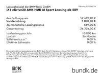 gebraucht BMW iX1 eDrive20 AHK HUD M Sport Leasing ab 589 Navi