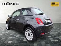 Gebraucht Fiat 500 Basis 69 PS (50 kW) 2023 Vesuvio schwarz (5ce) (schwarz Kleinwagen