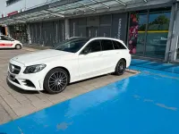 Gebraucht Mercedes C200 AMG line 184 PS (135 kW) 2020 Weiß Kombi