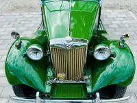 Occasion MG TD 54 ch (39 kW) 1953 Vert Cabriolet