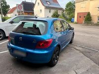 Gebraucht Peugeot 307 109 PS (80 kW) 2003 Blau Kleinwagen