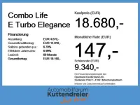 Gebraucht Opel Combo Life Elegance 131 PS (96 kW) 2021 Schwarz Van / Kleinbus