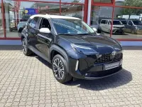 Gebraucht Toyota Yaris Elegant 116 PS (85 kW) 2022 Mysticschwarz mica / dach weiss Kleinwagen