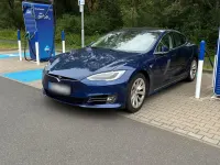Gebraucht Tesla Model S 386 kW (525 PS) 2018 Blau Kleinwagen
