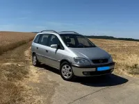 Gebraucht Opel Zafira Elegance 125 PS (91 kW) 2002 Silber Van / Kleinbus