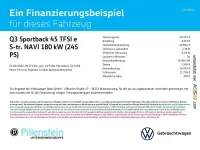 Gebraucht Audi Q3 Sportback Ambiente 245 PS (180 kW) 2022 Schwarz SUV