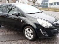 Gebraucht Opel Corsa Edition 69 PS (50 kW) 2012 Schwarz Kleinwagen