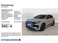 Gebraucht Audi Q4 e-tron S-Line 219 kW (299 PS) 2023 Gletscherweiß metallic SUV