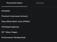 Brugt Tesla Model 3 Performance 338 kW (460 HK) 2024 Hvid Sedan