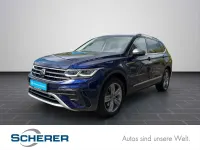 Gebraucht VW Tiguan Allspace Elegance 190 PS (139 kW) 2022 Atlantic blue metallic (metallic) SUV