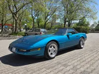 Second-hand Corvette C4 305 CP (224 kW) 1995 Albastru Cabrio
