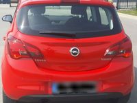 gebraucht Opel Corsa E 1,4 Turbo, 74KW (100PS), Bj. 2016, rot, unfallfrei