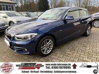 Gebraucht BMW 118 Sport Line 150 PS (110 kW) 2018 Mediterranblau metallic Kleinwagen