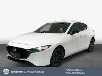 Neu Mazda 3 Homura-Line 140 PS (102 kW) 2025 Snowflake white metallic Limousine