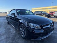 Gebraucht Mercedes C200 AMG 197 PS (144 kW) 2019 Schwarz/baltic black Cabrio