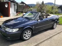Gebraucht Saab 9-3 Cabriolet 150 PS (110 kW) 2001 Blau Cabrio