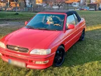 Gebraucht Ford Escort Cabriolet 105 PS (77 kW) 1993 Rot Cabrio