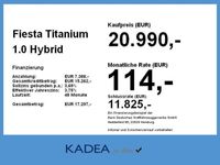 gebraucht Ford Fiesta Titanium 1.0 Hybrid *LED*PDC*KLIMAAUT*ACC