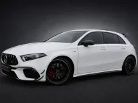 Gebraucht Mercedes A45 AMG AMG 421 PS (309 kW) 2022 Polarweiß (metallic) Kleinwagen