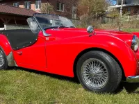 Gebraucht Triumph TR3 101 PS (74 kW) 1959 Rot Cabrio