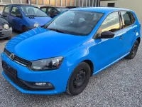 Gebraucht VW Polo 60 PS (44 kW) 2015 Blau Kleinwagen