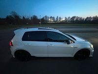 gebraucht VW Golf VII R Dynaudio Panorama Vollleder 4 Motion Perl Orxy Weiß