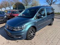 Second-hand VW Caddy Maxi Highline 150 CP (110 kW) 2017 Verde Monovolum