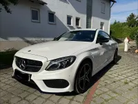 Gebraucht Mercedes C180 AMG line 156 PS (114 kW) 2017 Weiß Coupé