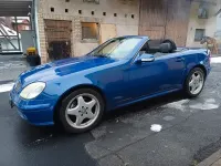 Gebraucht Mercedes SLK320 AMG 218 PS (160 kW) 2000 Blau Cabrio