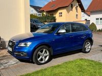 gebraucht Audi Q5 Quattro 2.0 TDi 190PS, S-line, B&O, AHK, Sepangblau