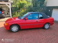 Gebraucht Ford Escort Cabriolet 1991 Rot Cabrio