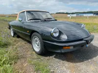 Gebraucht Alfa Romeo Spider Veloce 126 PS (92 kW) 1984 Schwarz Cabrio