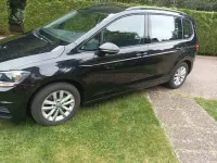Gebraucht VW Touran 116 PS (85 kW) 2018 Schwarz Van / Kleinbus
