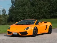 Usata Lamborghini Gallardo 560 CV (411 kW) 2012 Arancione Cabrio