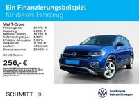 Gebraucht VW T-Cross Style 110 PS (80 kW) 2021 Reef blue metallic (metallic) SUV