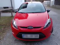 Gebraucht Ford Fiesta 60 PS (44 kW) 2009 Rot Kleinwagen
