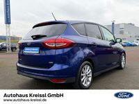 Gebraucht Ford C-MAX Titanium 125 PS (91 kW) 2017 Blau Van / Kleinbus