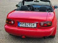Gebraucht Mazda MX5 116 PS (85 kW) 1991 Rot Cabrio