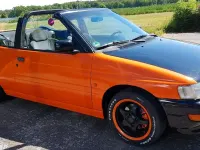 Gebraucht Ford Escort Cabriolet 130 PS (95 kW) 1992 Schwarz Cabrio