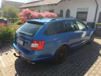 Gebraucht Skoda Octavia vRS 184 PS (135 kW) 2015 Blau Kombi