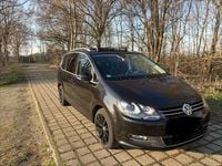 Gebraucht VW Sharan Black Edition 184 PS (135 kW) 2017 Schwarz Van / Kleinbus