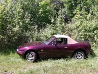Gebraucht Mazda MX5 90 PS (66 kW) 1996 Rot Cabrio