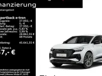 Gebraucht Audi Q4 Sportback e-tron S-Line 219 kW (299 PS) 2023 Weiß SUV