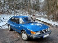 gebraucht Saab 900 Coupé in blau mit H-Kennzeichen