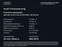 Gebraucht Audi Q4 e-tron S-Line 219 kW (299 PS) 2022 Taifungrau metallic SUV