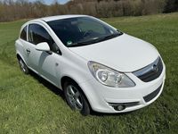 Gebraucht Opel Corsa 80 PS (58 kW) 2009 Weiß Kleinwagen