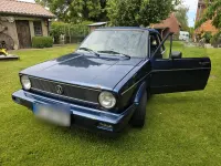 Gebraucht VW Golf Cabriolet Karmann 98 PS (72 kW) 1992 Blau Cabrio