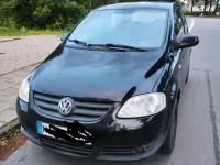 Gebraucht VW Fox 54 PS (39 kW) 2008 Schwarz Kleinwagen