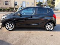 Używany Opel Karl Exklusiv 75 KM (55 kW) 2015 Czarny Hatchback